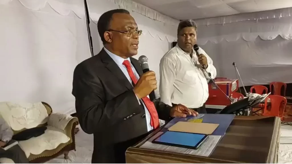 Apostle Richard Kangwa and Pastor Nirmal