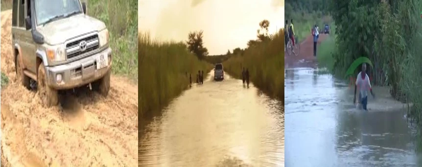 dilapidated Isoka/Muyombe road in Mafinga District